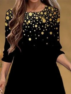 Women's Christmas Casual Dress Shift Dress Midi Dress Yellow 3/4 Length Sleeve Color Gradient Ruched Winter Fall Autumn Fashion Christmas Daily 2022 S M L XL XXL 3XL 5 Women's Christmas Casual Dress Shift Dress Midi Dress Yellow 3/4 Length Sleeve Color Gradient Ruched Winter Fall Autumn Fashion Christmas Daily 2022 S M L XL XXL 3XL -Casual Print Dress Sales ityxnm1667814736593