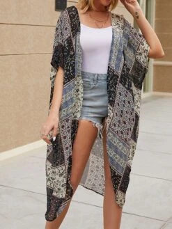 Women's Swimwear Swimsuit Cover Up Beach Top Plus Size Swimsuit For Big Busts Print Floral Color Block Black Wine V Wire Bathing Suits New Casual