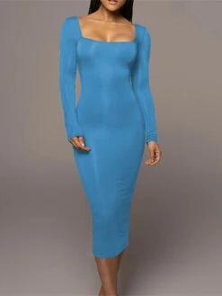 Women's Casual Dress Winter Dress Bodycon Midi Dress Ruched Street Daily Holiday Fashion Streetwear Square Neck Long Sleeve 2023 Regular Fit Black Pink Red Color S M L Size 35 Women's Casual Dress Winter Dress Bodycon Midi Dress Ruched Street Daily Holiday Fashion Streetwear Square Neck Long Sleeve 2023 Regular Fit Black Pink Red Color S M L Size -Casual Print Dress Sales iwquyv1692938941869