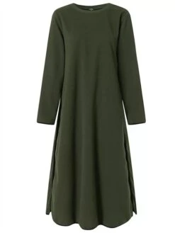 Women's Casual Dress Sweatshirt Dress Midi Dress Active Fashion Outdoor Going Out Weekend Crew Neck Pure Color Regular Fit ArmyGreen Black Dark Gray S M L XL XXL 19 Women's Casual Dress Sweatshirt Dress Midi Dress Active Fashion Outdoor Going Out Weekend Crew Neck Pure Color Regular Fit ArmyGreen Black Dark Gray S M L XL XXL -Casual Print Dress Sales iyzszj1696926229229