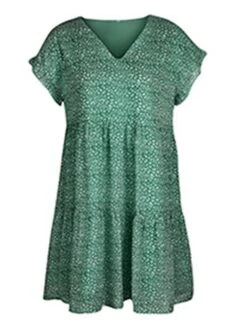 Women's Casual Dress Chiffon Dress Floral Dress Floral Color Block Print V Neck Mini Dress Active Fashion Outdoor Street Short Sleeve Regular Fit White Pink Red Summer Spring S M L XL XXL -Casual Print Dress Sales jdmjlp1688036794466