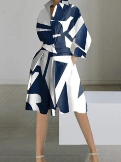 Women's Shirt Dress Casual Dress Swing Dress Midi Dress Outdoor Daily Vacation Polyester Fashion Casual Shirt Collar Button Pocket Long Sleeve Spring Fall Winter 2023 Loose Fit Black White Yellow