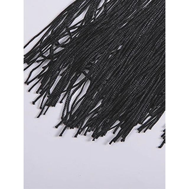 Women's Retro 1920s Fringe Dress Midi Dress Party Holiday Sequins Tassel Fringe Geometric Crewneck Short Sleeve Regular Fit Spring Fall 2023 Silver Black XS S M L 16 Women's Retro 1920s Fringe Dress Midi Dress Party Holiday Sequins Tassel Fringe Geometric Crewneck Short Sleeve Regular Fit Spring Fall 2023 Silver Black XS S M L - Image 16