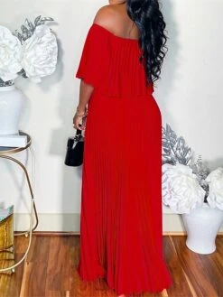 Women‘s Plus Size Curve Party Dress Pure Color Off Shoulder Half Sleeve Spring Fall Elegant Prom Dress Maxi Long Dress Party Dress 16 Women‘s Plus Size Curve Party Dress Pure Color Off Shoulder Half Sleeve Spring Fall Elegant Prom Dress Maxi Long Dress Party Dress -Casual Print Dress Sales jpnttn1663320362705