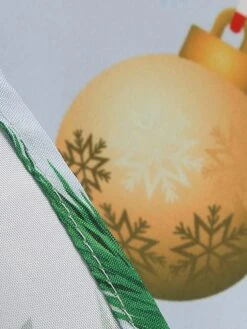 Women's Christmas Casual Dress Swing Dress Midi Dress Blue Purple Royal Blue Light Blue White Long Sleeve Santa Claus Elk Tree Bow Print Winter Fall V Neck Vacation Vintage 2022 S M L XL -Casual Print Dress Sales jqines1666927314438