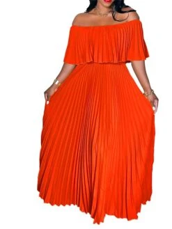 Women‘s Plus Size Curve Party Dress Pure Color Off Shoulder Half Sleeve Spring Fall Elegant Prom Dress Maxi Long Dress Party Dress 15 Women‘s Plus Size Curve Party Dress Pure Color Off Shoulder Half Sleeve Spring Fall Elegant Prom Dress Maxi Long Dress Party Dress -Casual Print Dress Sales jrzrid1663320362285
