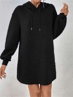 Women's Casual Dress Hoodie Dress Mini Dress Fashion Daily Outdoor Vacation Going Out Hoodie Solid Color Loose Fit Black White Pink S M L XL XXL 36 Women's Casual Dress Hoodie Dress Mini Dress Fashion Daily Outdoor Vacation Going Out Hoodie Solid Color Loose Fit Black White Pink S M L XL XXL -Casual Print Dress Sales jvzmfe1695644469201