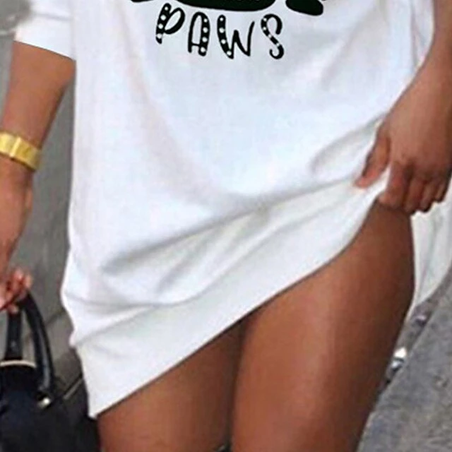 Women's Christmas Casual Dress T Shirt Dress Tee Dress Shift Dress Mini Dress White Long Sleeve Letter Print Winter Fall Autumn Crew Neck Fashion Daily Loose Fit 2022 S M L XL XXL 3XL 3 Women's Christmas Casual Dress T Shirt Dress Tee Dress Shift Dress Mini Dress White Long Sleeve Letter Print Winter Fall Autumn Crew Neck Fashion Daily Loose Fit 2022 S M L XL XXL 3XL - Image 3