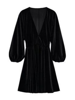 Women's Plus Size Curve Casual Dress Velvet Dress Winter Dress Solid Color Mini Dress Long Sleeve Ruched V Neck Fashion Outdoor Black Red Fall Winter L XL XXL 3XL 4XL 13 Women's Plus Size Curve Casual Dress Velvet Dress Winter Dress Solid Color Mini Dress Long Sleeve Ruched V Neck Fashion Outdoor Black Red Fall Winter L XL XXL 3XL 4XL -Casual Print Dress Sales kdsdlz1693992760223