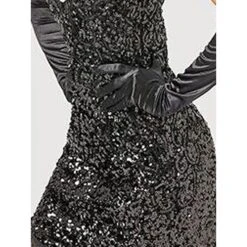 Women's Retro 1920s Fringe Dress Midi Dress Party Halloween Sequins Tassel Fringe Floral V Neck Sleeveless Regular Fit Spring Fall 2023 Black Pink XS S M L -Casual Print Dress Sales ketwnf1692612026132