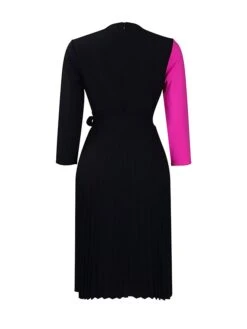 Women's Shirt Dress Casual Dress Midi Dress Outdoor Daily Date Polyester Fashion Casual Shirt Collar Lace Up Pleated 3/4 Length Sleeve Spring Fall Winter 2023 Regular Fit Yellow Red Blue Color Block 34 Women's Shirt Dress Casual Dress Midi Dress Outdoor Daily Date Polyester Fashion Casual Shirt Collar Lace Up Pleated 3/4 Length Sleeve Spring Fall Winter 2023 Regular Fit Yellow Red Blue Color Block -Casual Print Dress Sales kfftyj1695027669237