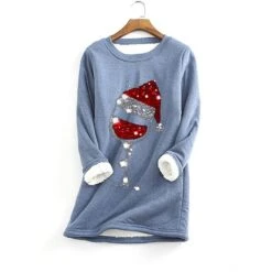 Women's Casual Dress Christmas Dress Shift Dress Print Print Crew Neck Mini Dress Fashion Modern Home Christmas Long Sleeve Regular Fit Pink Wine Red Fall Winter S M L XL XXL -Casual Print Dress Sales khchpb1692352814604