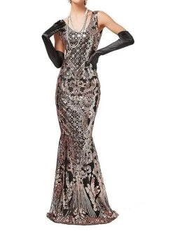 Women's Retro 1920s Sequin Dress Long Dress Maxi Dress Party Halloween Sequins Patchwork Floral Deep U Sleeveless Regular Fit Spring Fall 2023 Red Gold XS S M L 12 Women's Retro 1920s Sequin Dress Long Dress Maxi Dress Party Halloween Sequins Patchwork Floral Deep U Sleeveless Regular Fit Spring Fall 2023 Red Gold XS S M L -Casual Print Dress Sales kwahwn1692935472834