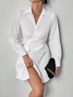 Women's Shirt Dress Casual Dress Sheath Dress Mini Dress Outdoor Daily Vacation Polyester Fashion Modern Shirt Collar Lace Up Long Sleeve Spring Fall Winter 2023 Regular Fit ArmyGreen Black White 32 Women's Shirt Dress Casual Dress Sheath Dress Mini Dress Outdoor Daily Vacation Polyester Fashion Modern Shirt Collar Lace Up Long Sleeve Spring Fall Winter 2023 Regular Fit ArmyGreen Black White -Casual Print Dress Sales lfyqcc1695027666181