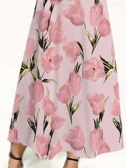 Women‘s Plus Size Curve Casual Dress Floral Long Dress Maxi Dress Short Sleeve Print Crew Neck Fashion Outdoor Pink Purple Summer Spring L XL XXL 3XL 4XL 8 Women‘s Plus Size Curve Casual Dress Floral Long Dress Maxi Dress Short Sleeve Print Crew Neck Fashion Outdoor Pink Purple Summer Spring L XL XXL 3XL 4XL -Casual Print Dress Sales lioopf1677495209481