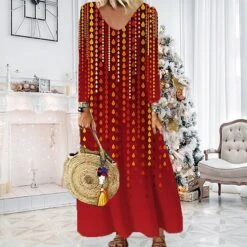 Women's Christmas Casual Dress Shift DressMaxi Long Dress Purple Wine Red Brown White Long Sleeve Plaid Santa Claus Elk Print Fall Winter V Neck Vacation Casual 2022 S M L XL XXL 3XL 4XL 5XL 6XL 23 Women's Christmas Casual Dress Shift DressMaxi Long Dress Purple Wine Red Brown White Long Sleeve Plaid Santa Claus Elk Print Fall Winter V Neck Vacation Casual 2022 S M L XL XXL 3XL 4XL 5XL 6XL -Casual Print Dress Sales memevv1668238364434