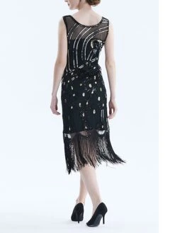 Women's Retro 1920s Fringe Dress Midi Dress Party Holiday Sequins Tassel Fringe Animal Crewneck Sleeveless Regular Fit Spring Fall 2023 Black Red S M L XL 20 Women's Retro 1920s Fringe Dress Midi Dress Party Holiday Sequins Tassel Fringe Animal Crewneck Sleeveless Regular Fit Spring Fall 2023 Black Red S M L XL -Casual Print Dress Sales mjmwfl1693533786280