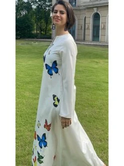 Women's Shift Dress Swing Dress Long Dress Maxi Dress Green Blue Grey White Black Long Sleeve Feather Butterfly Pocket Print Summer Spring V Neck Stylish Casual Dress 2023 S M L XL XXL XXXL 4XL 5XL 19 Women's Shift Dress Swing Dress Long Dress Maxi Dress Green Blue Grey White Black Long Sleeve Feather Butterfly Pocket Print Summer Spring V Neck Stylish Casual Dress 2023 S M L XL XXL XXXL 4XL 5XL -Casual Print Dress Sales mjswwy1689843690281