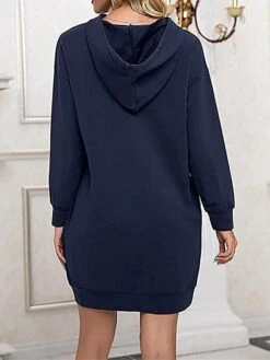 Women's Casual Dress Hoodie Dress Shift Dress Mini Dress Pocket Outdoor Street Daily Active Fashion Hooded Long Sleeve 2023 Loose Fit Black Wine Army Green Color S M L XL XXL Size 29 Women's Casual Dress Hoodie Dress Shift Dress Mini Dress Pocket Outdoor Street Daily Active Fashion Hooded Long Sleeve 2023 Loose Fit Black Wine Army Green Color S M L XL XXL Size -Casual Print Dress Sales mkevis1693558123012