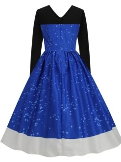 Women's Christmas Swing Dress Vintage DressKnee Length Dress Blue Royal Blue Light Blue Black Long Sleeve Santa Claus Elk Snowman Print Fall Winter Crew Neck Vacation Vintage 2022 S M L XL XXL 3XL 28 Women's Christmas Swing Dress Vintage DressKnee Length Dress Blue Royal Blue Light Blue Black Long Sleeve Santa Claus Elk Snowman Print Fall Winter Crew Neck Vacation Vintage 2022 S M L XL XXL 3XL -Casual Print Dress Sales mpwrun1665293396858