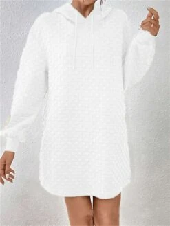 Women's Casual Dress Hoodie Dress Mini Dress Fashion Daily Outdoor Vacation Going Out Hoodie Solid Color Loose Fit Black White Pink S M L XL XXL 27 Women's Casual Dress Hoodie Dress Mini Dress Fashion Daily Outdoor Vacation Going Out Hoodie Solid Color Loose Fit Black White Pink S M L XL XXL -Casual Print Dress Sales mqrkev1695644463542