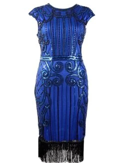 Women's Retro 1920s Fringe Dress Midi Dress Party Halloween Sequins Tassel Fringe Floral Crewneck Sleeveless Regular Fit Spring Fall 2023 Black Burgundy S M L XL 14 Women's Retro 1920s Fringe Dress Midi Dress Party Halloween Sequins Tassel Fringe Floral Crewneck Sleeveless Regular Fit Spring Fall 2023 Black Burgundy S M L XL -Casual Print Dress Sales mujcpm1692947679164