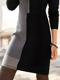 Women's Casual Dress Winter Dress Sweatshirt Dress Plaid Print Crew Neck Mini Dress Fashion Streetwear Outdoor Daily Long Sleeve Loose Fit Black Fall Winter S M L XL XXL -Casual Print Dress Sales mvfwts1695024414911