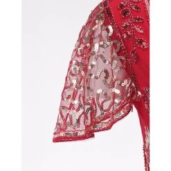 Women's Retro 1920s Fringe Dress Midi Dress Party Halloween Sequins Tassel Fringe Floral V Neck Short Sleeve Regular Fit Spring Fall 2023 Silver Red S M L XL 21 Women's Retro 1920s Fringe Dress Midi Dress Party Halloween Sequins Tassel Fringe Floral V Neck Short Sleeve Regular Fit Spring Fall 2023 Silver Red S M L XL -Casual Print Dress Sales mzgidd1692856715254