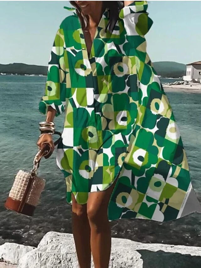 Women's Shirt Dress Shift Dress Swing Dress Midi Dress Outdoor Winter Dress Holiday Polyester Vacation Stylish Shirt Collar Button High Low Dress Long Sleeve Summer Spring Fall 2023 Loose Fit Black 1 Women's Shirt Dress Shift Dress Swing Dress Midi Dress Outdoor Winter Dress Holiday Polyester Vacation Stylish Shirt Collar Button High Low Dress Long Sleeve Summer Spring Fall 2023 Loose Fit Black