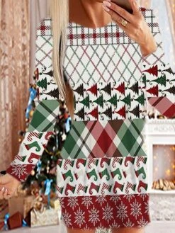 Women's Christmas Casual Dress Shift Dress Mini Dress Green Red White Long Sleeve Tree Snowflake Print Winter Fall Crew Neck Stylish Casual Modern 2022 S M L XL 2XL 3XL 4XL 5XL 6XL 5 Women's Christmas Casual Dress Shift Dress Mini Dress Green Red White Long Sleeve Tree Snowflake Print Winter Fall Crew Neck Stylish Casual Modern 2022 S M L XL 2XL 3XL 4XL 5XL 6XL -Casual Print Dress Sales netkpc1667375768179