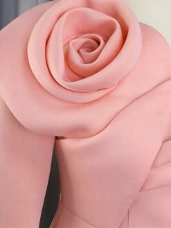 Women's Plus Size Curve Party Dress Bodycon Sheath Dress Plain Midi Dress Long Sleeve Split Off Shoulder Fashion Party Pink Fall Winter XL XXL 3XL 4XL -Casual Print Dress Sales nibozw1694165808154