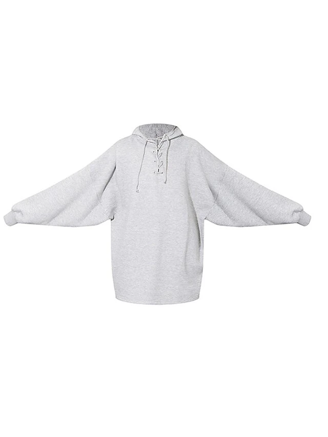 Women's Casual Dress Hoodie Dress Winter Dress Mini Dress Drawstring Daily Date Going Out Fashion Basic Hooded Long Sleeve 2023 Loose Fit Black Gray Color M L XL Size 6 Women's Casual Dress Hoodie Dress Winter Dress Mini Dress Drawstring Daily Date Going Out Fashion Basic Hooded Long Sleeve 2023 Loose Fit Black Gray Color M L XL Size - Image 6