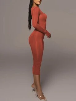 Women's Casual Dress Winter Dress Bodycon Midi Dress Ruched Street Daily Holiday Fashion Streetwear Square Neck Long Sleeve 2023 Regular Fit Black Pink Red Color S M L Size 34 Women's Casual Dress Winter Dress Bodycon Midi Dress Ruched Street Daily Holiday Fashion Streetwear Square Neck Long Sleeve 2023 Regular Fit Black Pink Red Color S M L Size -Casual Print Dress Sales nmiyrz1692938941440