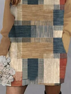 Women's Casual Dress Sweatshirt Dress Winter Dress Geometric Plaid Pocket Print Crew Neck Mini Dress Fashion Streetwear Outdoor Daily Long Sleeve Loose Fit Yellow Pink Blue Fall Winter S M L XL XXL 7 Women's Casual Dress Sweatshirt Dress Winter Dress Geometric Plaid Pocket Print Crew Neck Mini Dress Fashion Streetwear Outdoor Daily Long Sleeve Loose Fit Yellow Pink Blue Fall Winter S M L XL XXL -Casual Print Dress Sales npnciq1693979270900