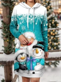 Women's Christmas Dress Hoodie Dress Mini Dress Warm Fashion Outdoor Christmas Holiday Hoodie Print Snowman Snowflake Loose Fit Yellow Wine Blue S M L XL XXL 9 Women's Christmas Dress Hoodie Dress Mini Dress Warm Fashion Outdoor Christmas Holiday Hoodie Print Snowman Snowflake Loose Fit Yellow Wine Blue S M L XL XXL -Casual Print Dress Sales ntooke1697542414670