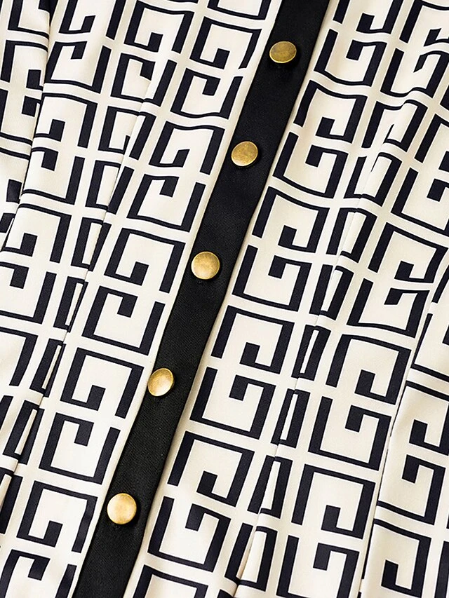 Women's Shirt Dress Casual Dress Sheath Dress Mini Dress Outdoor Daily Date Cotton Polyester Fashion Modern Shirt Collar Patchwork Button Long Sleeve Fall 2023 Regular Fit Blue Khaki Letter S M L XL 13 Women's Shirt Dress Casual Dress Sheath Dress Mini Dress Outdoor Daily Date Cotton Polyester Fashion Modern Shirt Collar Patchwork Button Long Sleeve Fall 2023 Regular Fit Blue Khaki Letter S M L XL - Image 13