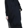 Women's Casual Dress Hoodie Dress Winter Dress Midi Dress Split Outdoor Daily Going Out Active Fashion Hooded Long Sleeve 2023 Regular Fit Black Color S M L XL Size