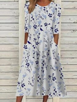 Women's Casual Dress Summer Dress Print Dress Floral Geometric Pocket Print Crew Neck Midi Dress Fashion Mature Outdoor Daily Short Sleeve Loose Fit Black White Red Summer Spring S M L XL XXL 16 Women's Casual Dress Summer Dress Print Dress Floral Geometric Pocket Print Crew Neck Midi Dress Fashion Mature Outdoor Daily Short Sleeve Loose Fit Black White Red Summer Spring S M L XL XXL -Casual Print Dress Sales ojwtug1679393342519