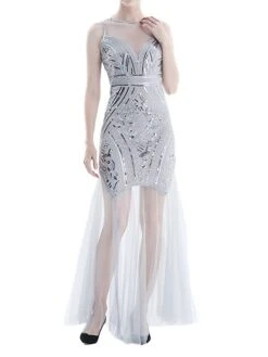 Women's Retro 1920s Sequin Dress Long Dress Maxi Dress Party Halloween Sequins Mesh Geometric Crewneck Sleeveless Regular Fit Spring Fall 2023 Black Pink S M L XL 11 Women's Retro 1920s Sequin Dress Long Dress Maxi Dress Party Halloween Sequins Mesh Geometric Crewneck Sleeveless Regular Fit Spring Fall 2023 Black Pink S M L XL -Casual Print Dress Sales olzxor1692947723775