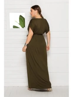 Women's Plus Size Party Dress Solid Color V Neck Short Sleeve Summer Spring Elegant Casual Prom Dress Maxi Long Dress Party Daily Dress 22 Women's Plus Size Party Dress Solid Color V Neck Short Sleeve Summer Spring Elegant Casual Prom Dress Maxi Long Dress Party Daily Dress -Casual Print Dress Sales oqewhl1636535356216