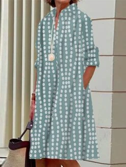 Women's Shirt Dress Casual Dress Midi Dress Outdoor Office Daily Polyester Fashion Modern Shirt Collar Button Pocket Long Sleeve Fall Winter 2023 Loose Fit Black Navy Blue Blue Geometric Color Block 7 Women's Shirt Dress Casual Dress Midi Dress Outdoor Office Daily Polyester Fashion Modern Shirt Collar Button Pocket Long Sleeve Fall Winter 2023 Loose Fit Black Navy Blue Blue Geometric Color Block -Casual Print Dress Sales orhxet1693288566800