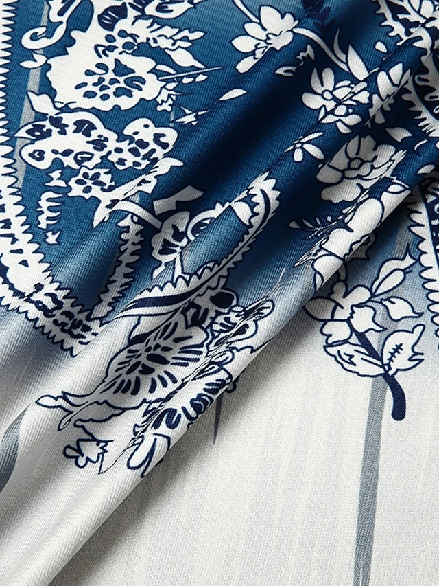 Women's Plus Size Curve Shift Dress Floral Round Neck Print Sleeveless Spring Summer Casual Short Mini Dress Casual Daily Dress 7 Women's Plus Size Curve Shift Dress Floral Round Neck Print Sleeveless Spring Summer Casual Short Mini Dress Casual Daily Dress - Image 7