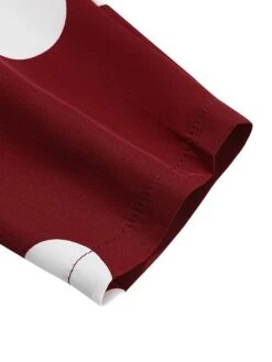 Women's Vintage Dress Kaftan Dress Polka Dot Dress Long Dress Maxi Dress Yellow Wine Navy Blue Long Sleeve Polka Dot Lace Up Spring Fall Winter Crew Neck Muslim Vacation Loose Fit 2023 S M L XL XXL -Casual Print Dress Sales owllhd1670928750463