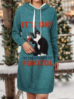 Women's Hoodie Dress Casual Dress Mini Dress Warm Fashion Outdoor Holiday Vacation Hoodie Print Animal Loose Fit White Blue Fuchsia S M L XL XXL 6 Women's Hoodie Dress Casual Dress Mini Dress Warm Fashion Outdoor Holiday Vacation Hoodie Print Animal Loose Fit White Blue Fuchsia S M L XL XXL -Casual Print Dress Sales painxo1697542902905