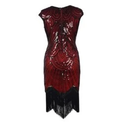 Women's Retro 1920s Fringe Dress Midi Dress Party Holiday Sequins Tassel Fringe Geometric Crewneck Short Sleeve Regular Fit Spring Fall 2023 Silver Black XS S M L 23 Women's Retro 1920s Fringe Dress Midi Dress Party Holiday Sequins Tassel Fringe Geometric Crewneck Short Sleeve Regular Fit Spring Fall 2023 Silver Black XS S M L -Casual Print Dress Sales paprnl1692674890632