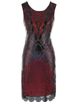 Women's Retro 1920s Sequin Dress Mini Dress Party Halloween Sequins Patchwork Geometric Crewneck Sleeveless Regular Fit Spring Fall 2023 Silver Black S M L XL 11 Women's Retro 1920s Sequin Dress Mini Dress Party Halloween Sequins Patchwork Geometric Crewneck Sleeveless Regular Fit Spring Fall 2023 Silver Black S M L XL -Casual Print Dress Sales pavihd1692947283898