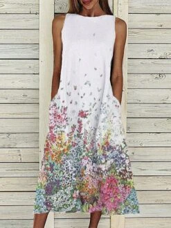 Women‘s A Line Dress Midi Dress Sleeveless Floral Pocket Cold Shoulder Print Spring Summer Round Neck Casual Vintage Going Out 2023 S M L XL XXL Cotton 16 Women‘s A Line Dress Midi Dress Sleeveless Floral Pocket Cold Shoulder Print Spring Summer Round Neck Casual Vintage Going Out 2023 S M L XL XXL Cotton -Casual Print Dress Sales pcothy1617761859552