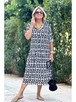 Women's Long Dress Maxi Dress Shirt Dress Casual Dress Print Dress Geometric Streetwear Modern Outdoor Daily Vacation Ruffle Button Long Sleeve Shirt Collar Dress Regular Fit Black Summer Spring S M 19 Women's Long Dress Maxi Dress Shirt Dress Casual Dress Print Dress Geometric Streetwear Modern Outdoor Daily Vacation Ruffle Button Long Sleeve Shirt Collar Dress Regular Fit Black Summer Spring S M -Casual Print Dress Sales pkpclw1692686773157