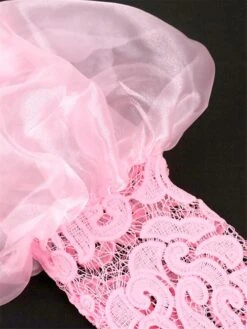 Women‘s Plus Size Curve Party Dress Lace Dress Cocktail Dress Midi Dress White Pink Long Sleeve Pure Color Lace Spring Fall Winter Stand Collar Fashion Wedding Guest Vacation Fall Dress 2023 -Casual Print Dress Sales plieya1690946612320