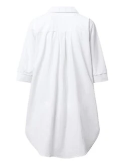 Women's Swimwear Cover Up Beach Top Swim Dress Normal Swimsuit Oversized Solid Color White Shirt Blouse Bathing Suits New Fashion Casual 18 Women's Swimwear Cover Up Beach Top Swim Dress Normal Swimsuit Oversized Solid Color White Shirt Blouse Bathing Suits New Fashion Casual -Casual Print Dress Sales pwzewh1656495172659